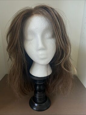 Estetica Verona Synthetic Wig R8-26H mono top lace front trimmed length